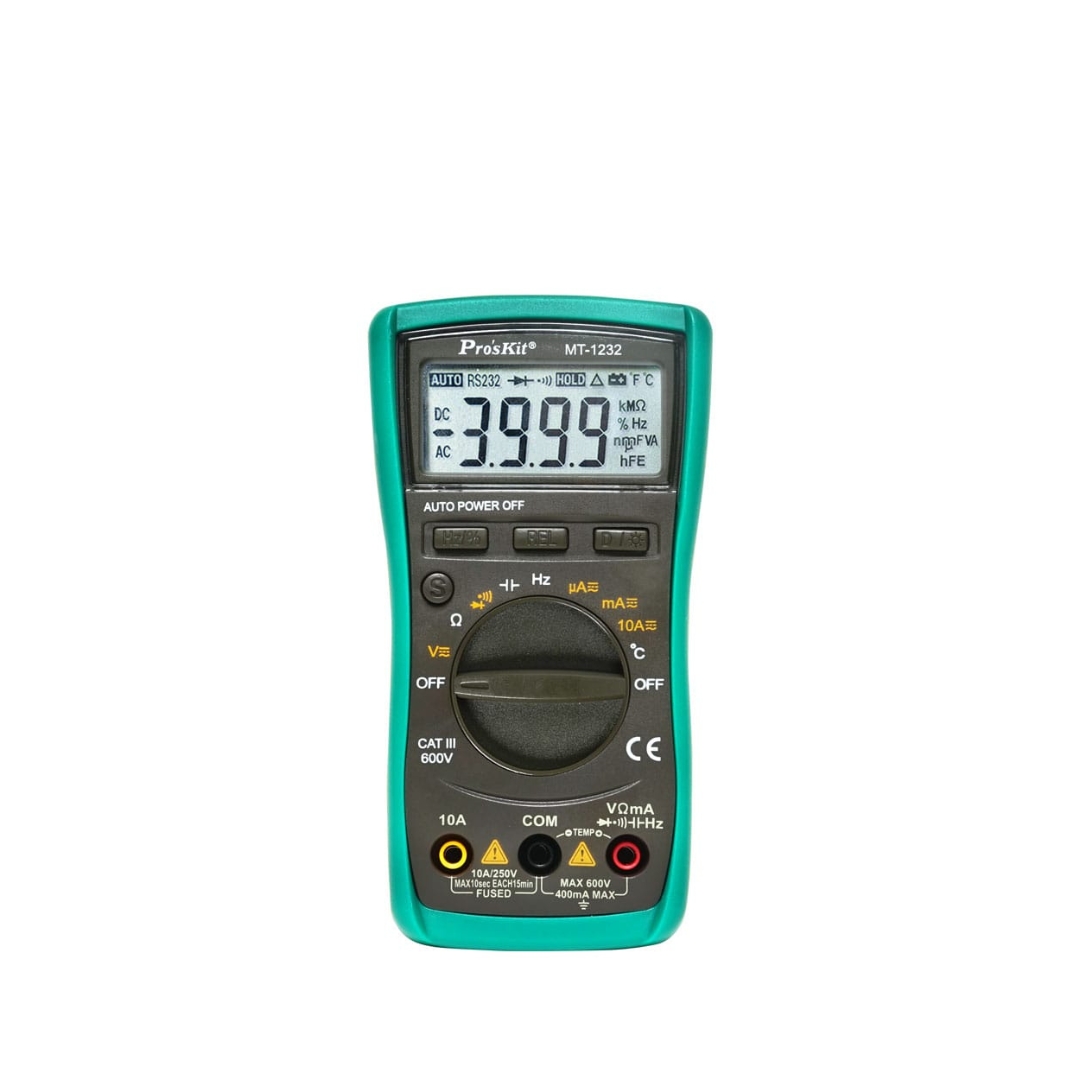 Proskit MT-1232, 3 3/4 Autorange Digital Multimeter