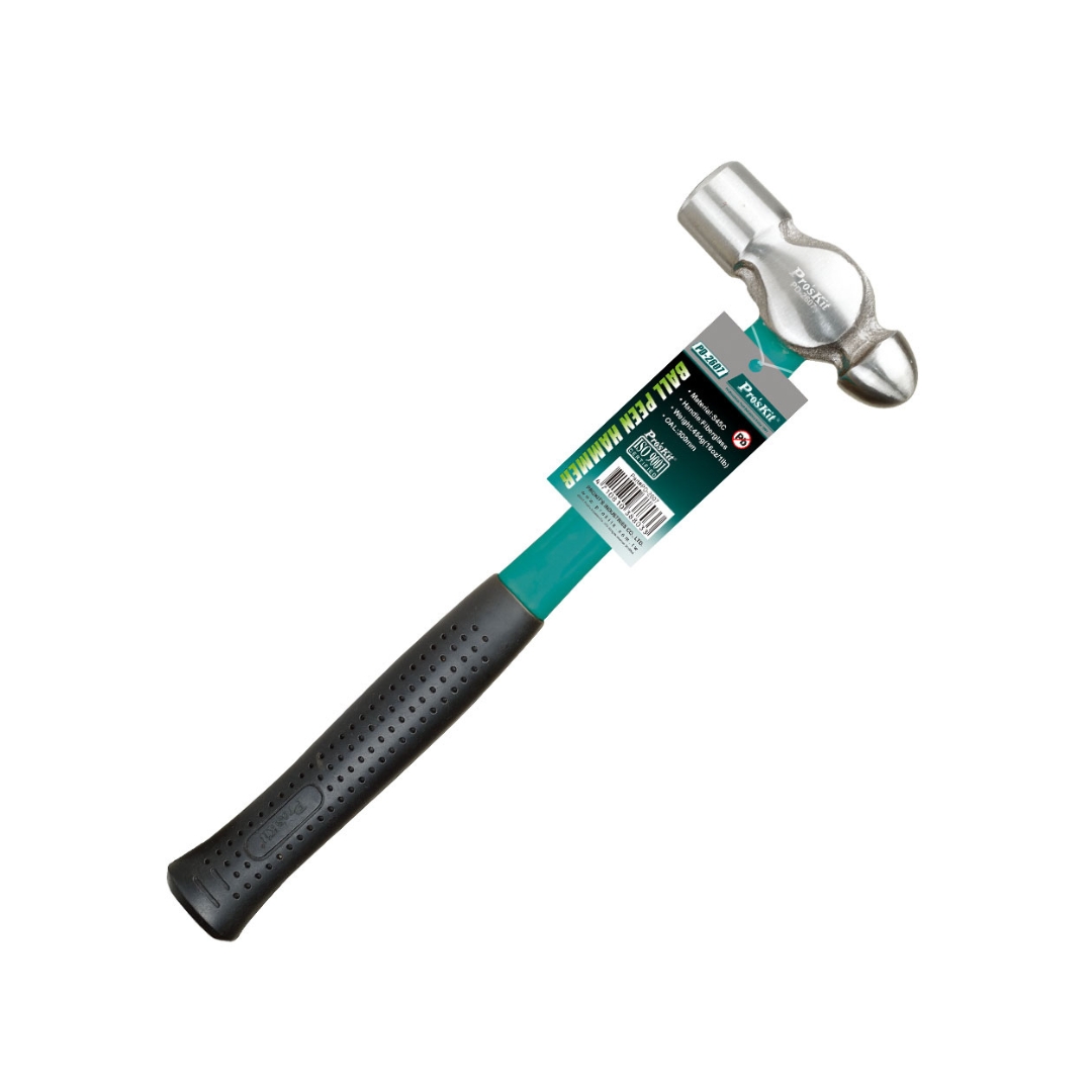 Proskit PD-2607, Ball Peen Hammer With Fiberglass Handle - Image 2