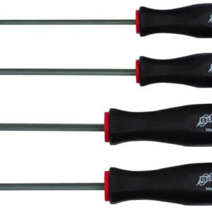 Bondhus 11640,  Set 4 Square Ball End Screwdrivers #0-3