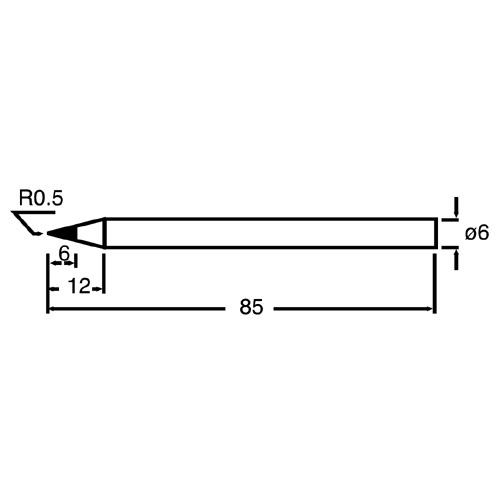 Replacement Tip For 8PK-S120N 6B Type Unite:5Pcs/Bag