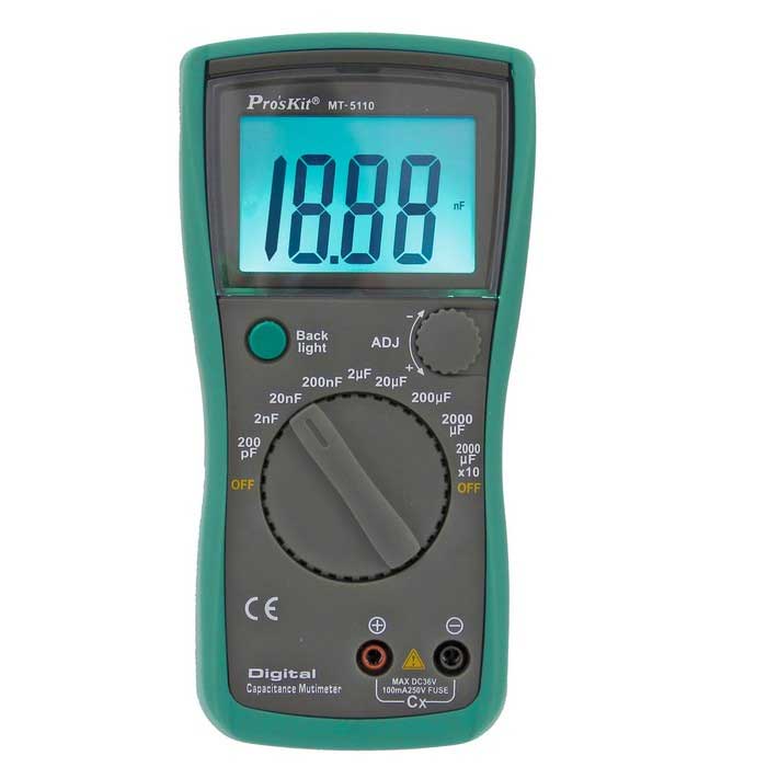 Proskit MT-5110, 3 1/2 Capacitance Meter