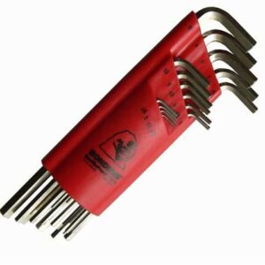 Set 15 BriteGuard Plated Hex L-wrenches 1.27-10mm - Xlong