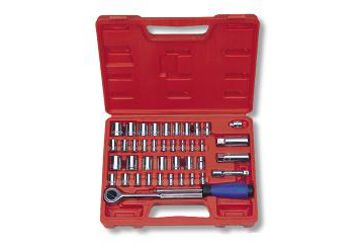 1/4" Drive Socket Sets 1/4" & 3/8" Metric & SAE - 42 pcs