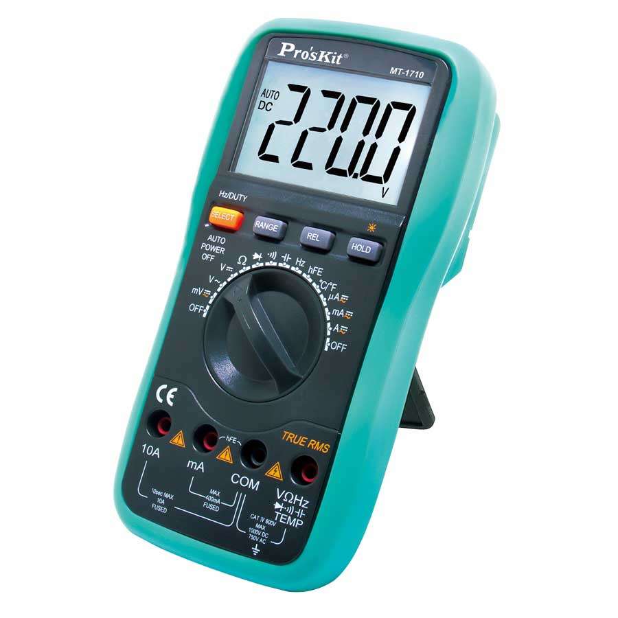 Proskit MT-1710, 3-3/4 True-RMS Auto Range Multimeter