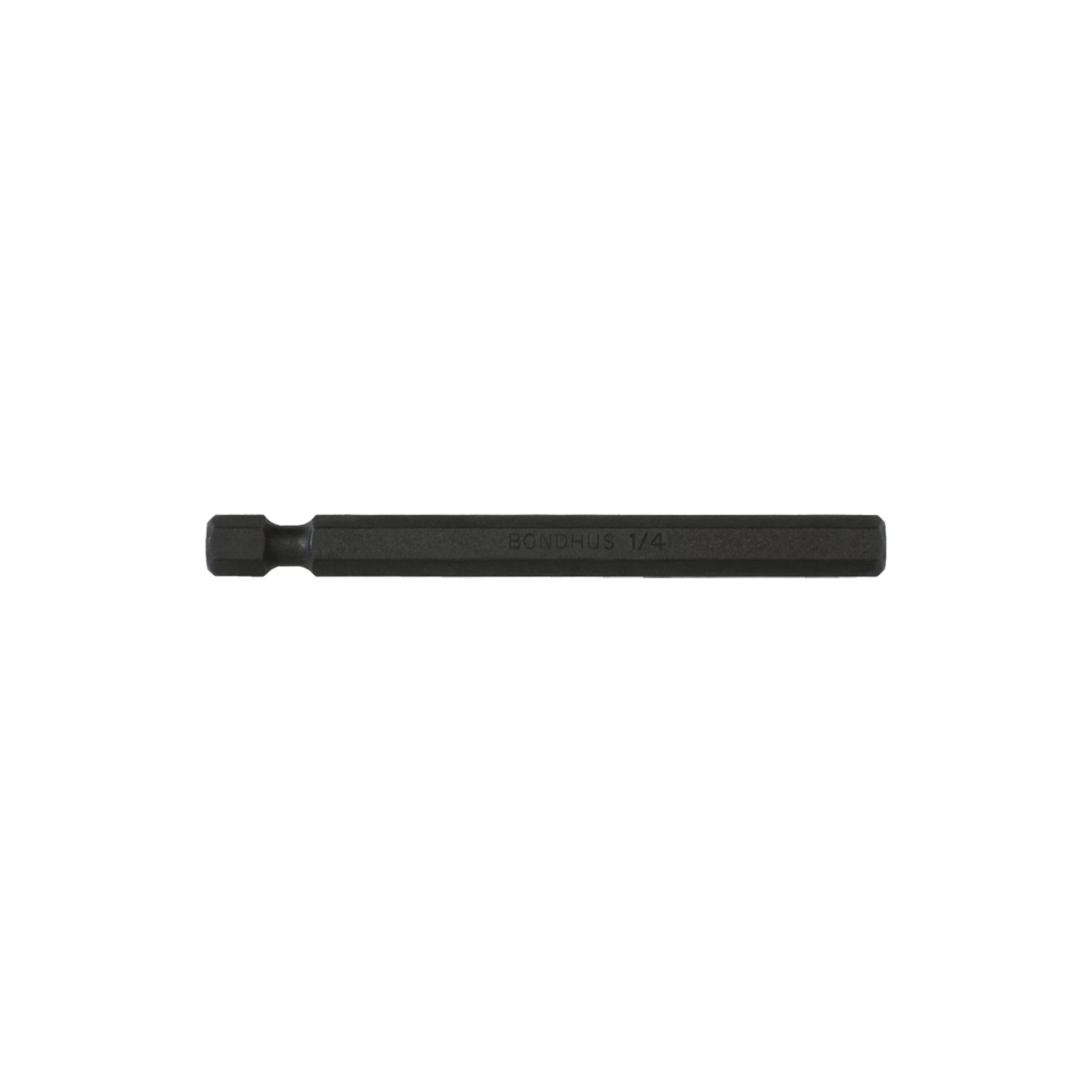 Bondhus 10354, 2.5mm Hex End Power Bit 3" 1/4" Stock