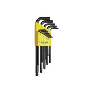 Bondhus 10989, Set 13 Ball End L-wrenches 1.27-17mm in Metal Box