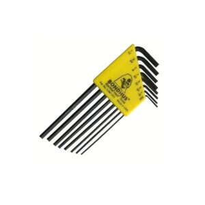Bondhus 12132, Set 8 Hex L-wrenches (.050-5/32") - Long