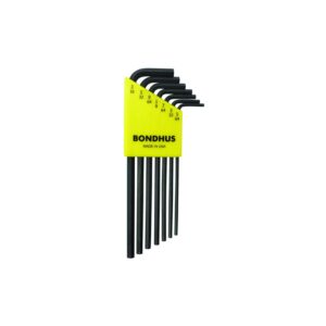 Bondhus 12145, Set 7 Hex L-wrenches (5/64-3/16") - Long