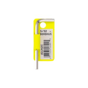 Bondhus 16286, 17mm BriteGuard Plated Hex L-wrench - Short Tagged/Barcoded