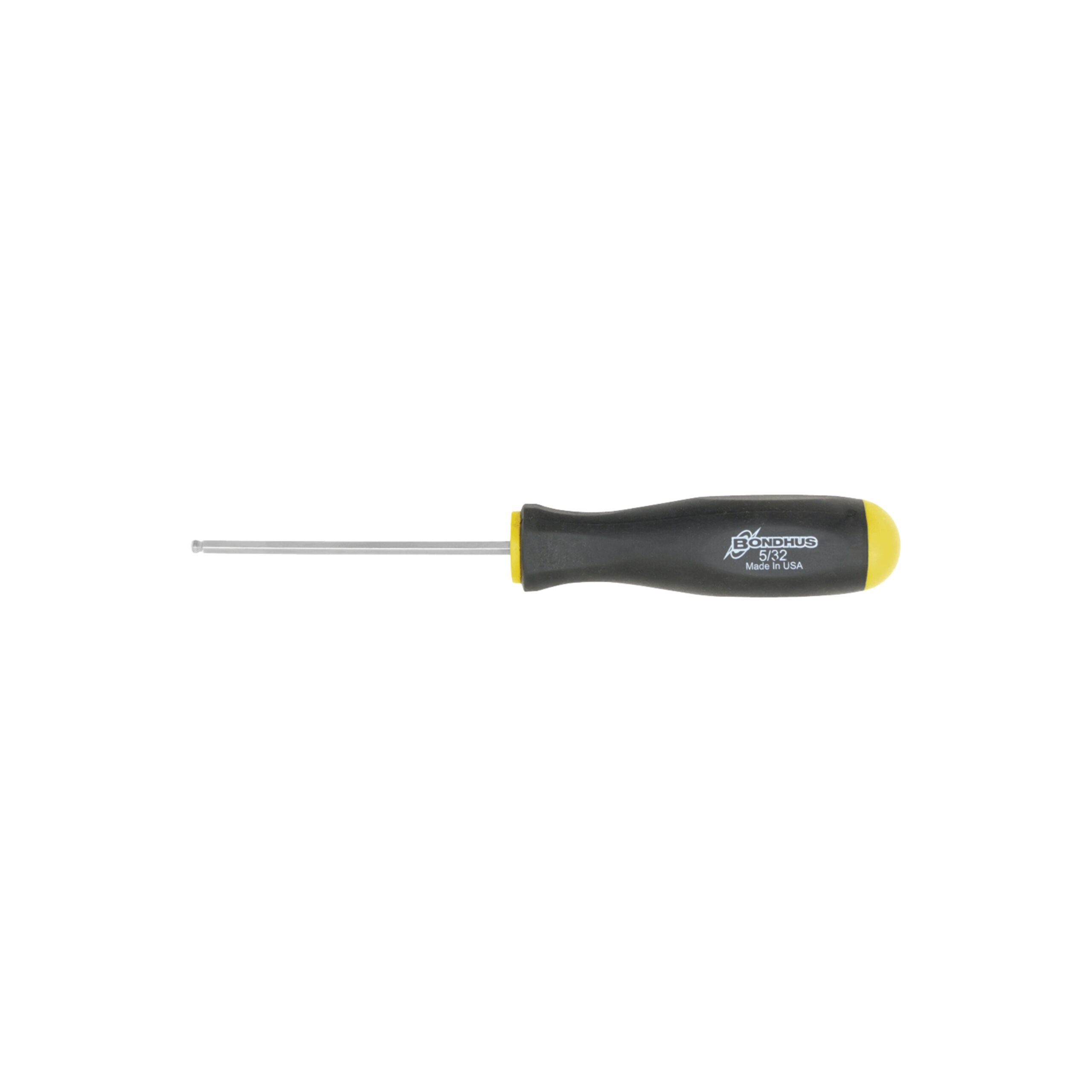 Bondhus 16686, Set 6 BriteGuard Plated Ball End Screwdrivers 1.5-5mm