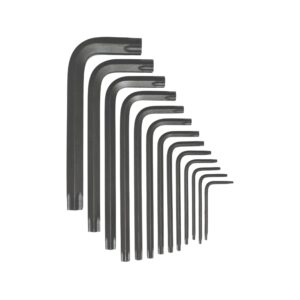 Bondhus 31737, Set 13 Torx L-wrenches - Short Arm (T7-T55)