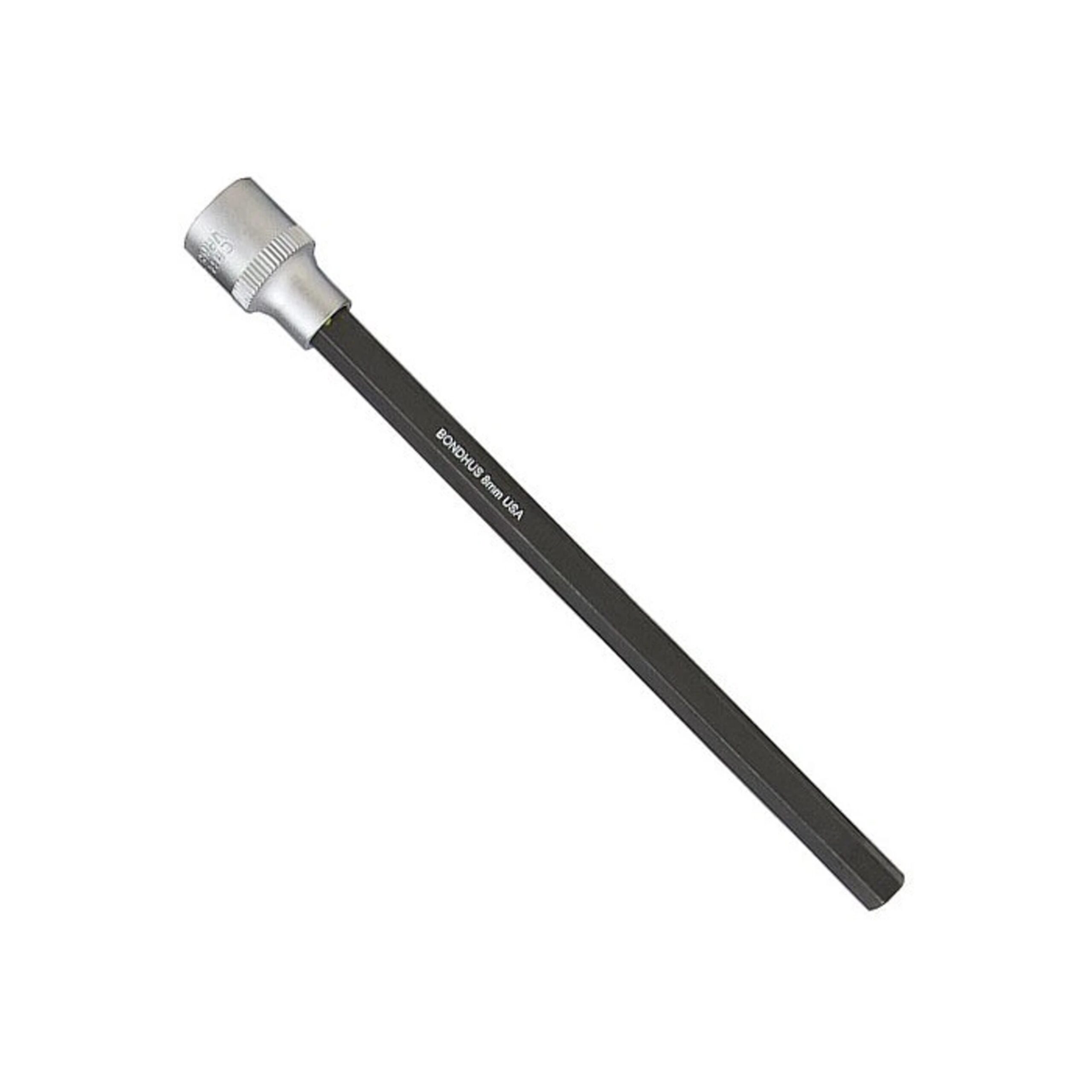 Bondhus 43686, 17mm ProHold Hex Bit 6" w/ 1/2" Dr Socket