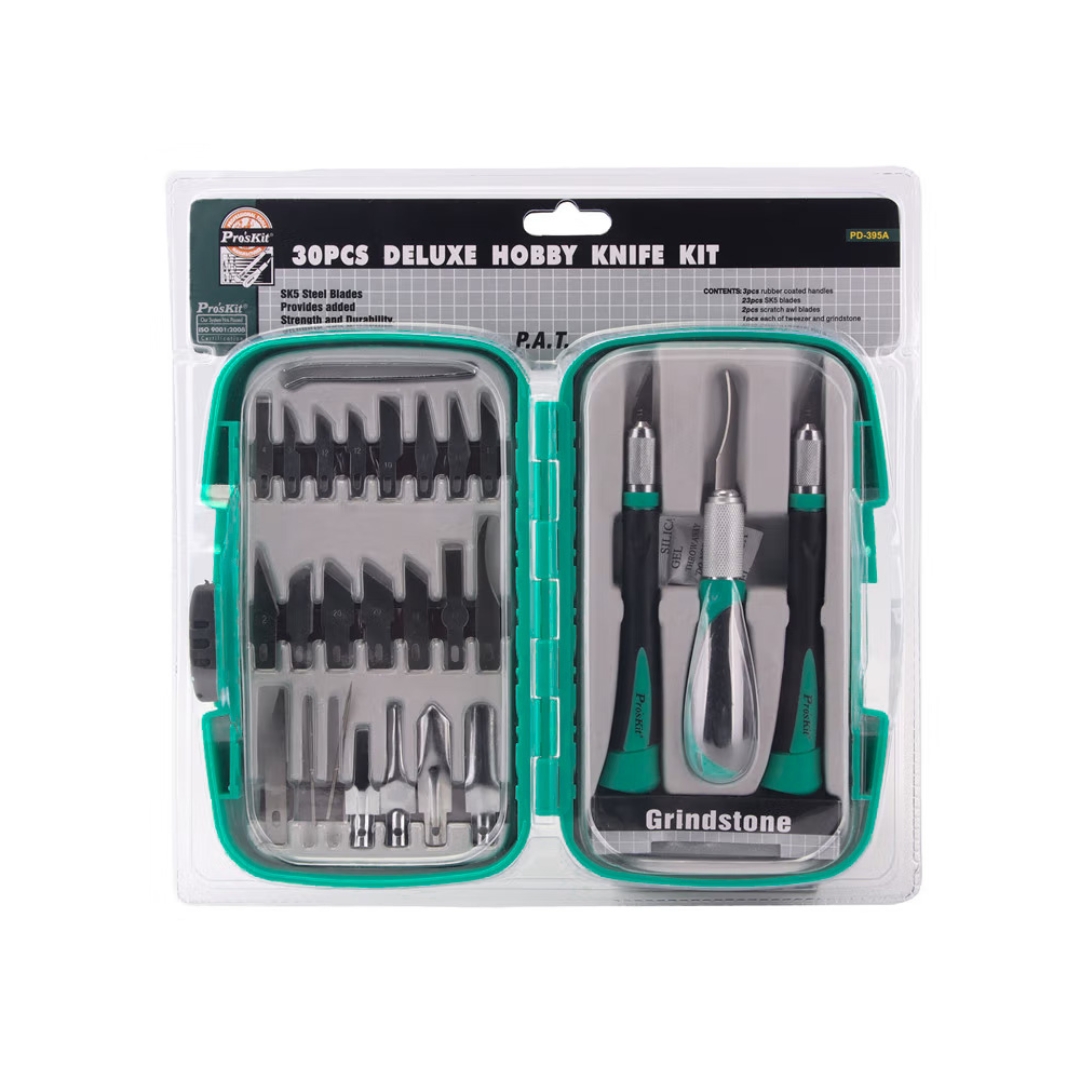 Proskit PD-395A, 30PCS Deluxe HobbyKnife Kit - Image 4