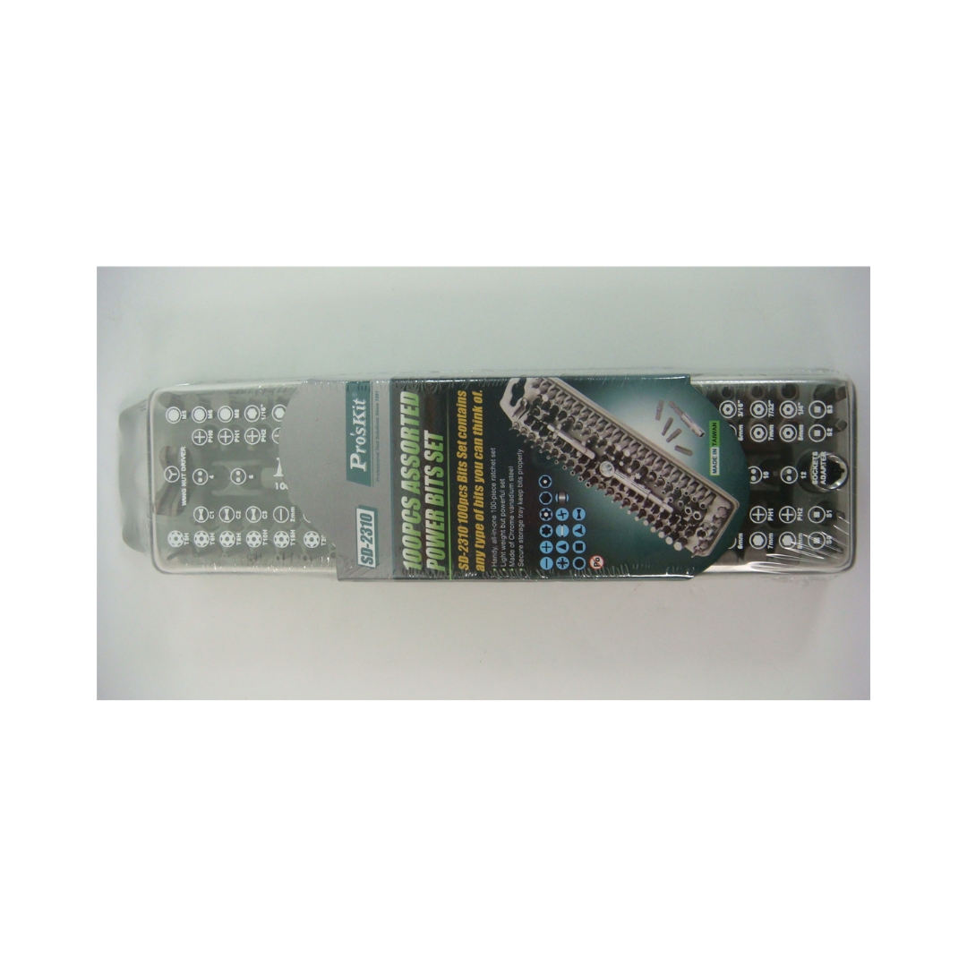Proskit SD-2310, 100Pcs Assorted Power Bits Set - Image 2