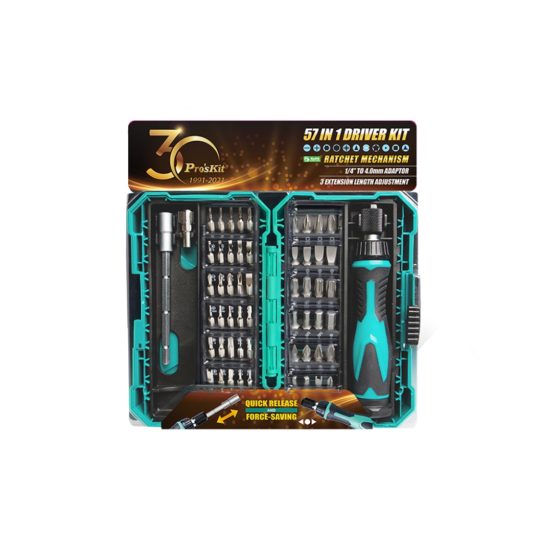 Proskit SD-9857M, 57 in 1 Precision Screwdriver Driver Kit - Image 4
