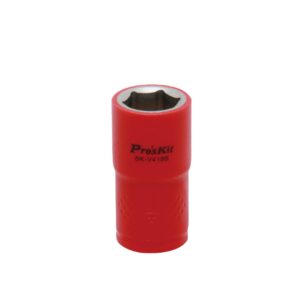 Proskit SK-V418B, VDE 1000V Insulated 1/2" Drive Socket 18mm
