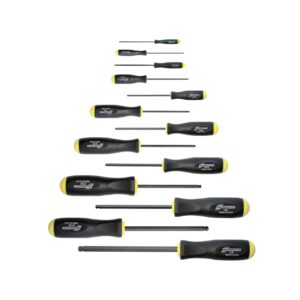Bondhus 10637, Set 13 Ball End Screwdrivers .050-3/8"