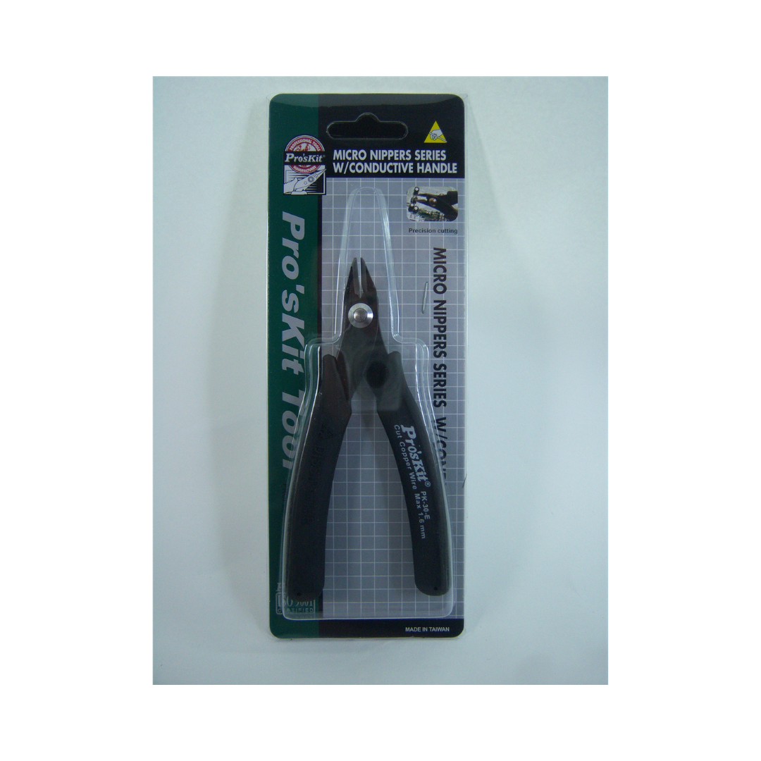 Proskit 1PK-30-E, Micro Cutting Plier W/Conductive Handle 125mm - Image 2