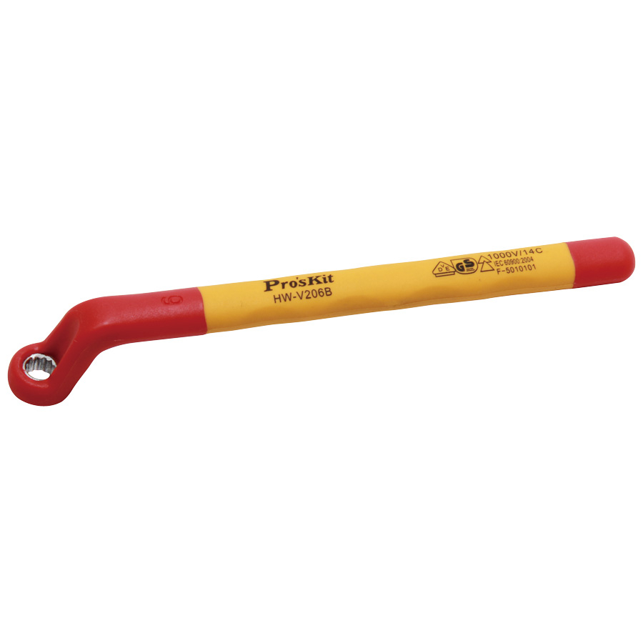 Proskit HW-V206B, VDE 1000V Insulated Single Box End Wrench 6mm