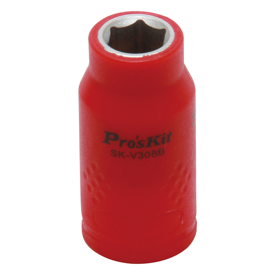 Proskit SK-V308B, VDE 1000V Insulated 3/8" Drive Socket 8mm