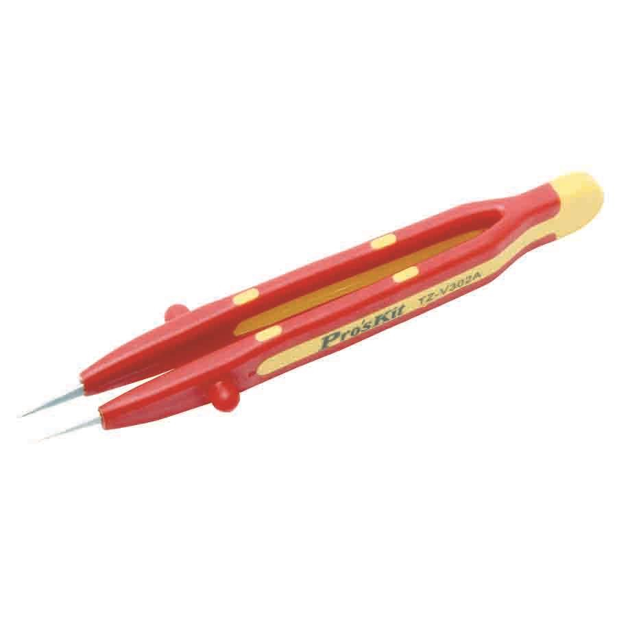 Proskit VDE 1000V Insulated Sharp Tip Tweezer 134mm