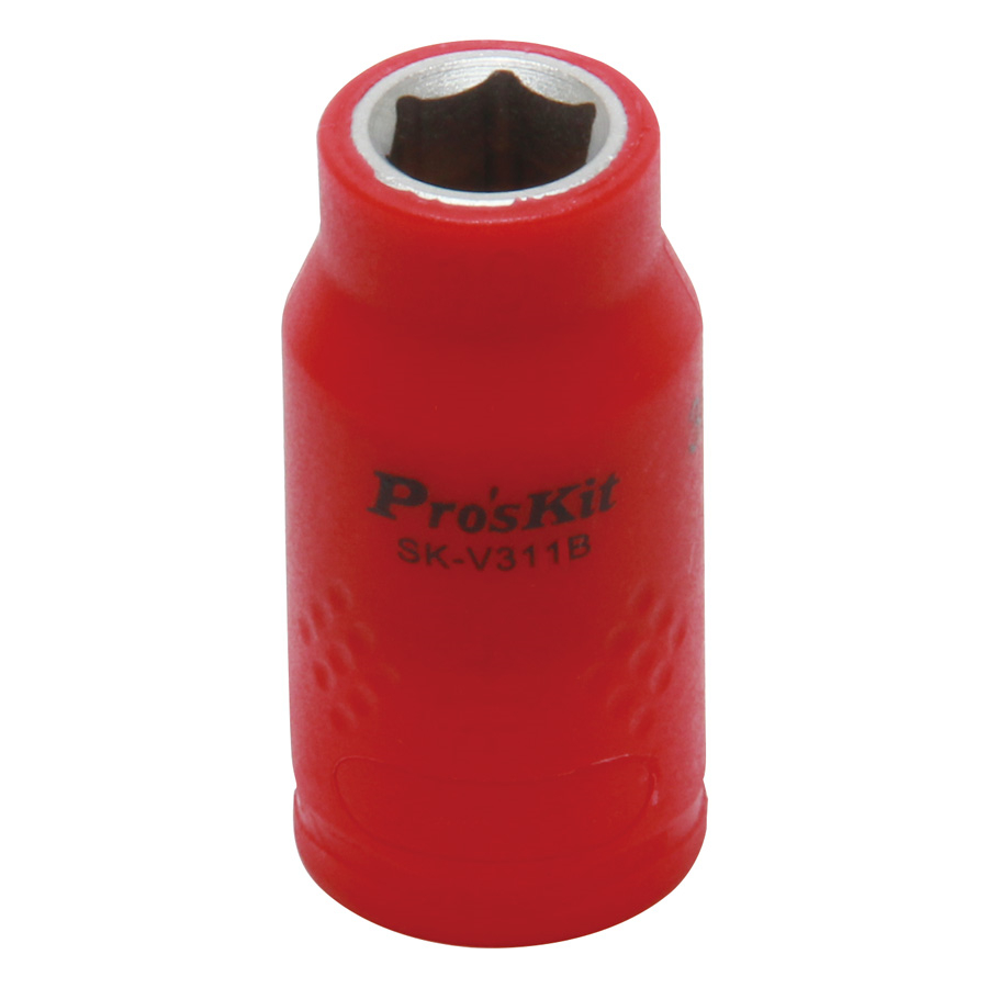 Proskit SK-V311B, VDE 1000V Insulated 3/8" Drive Socket 11mm