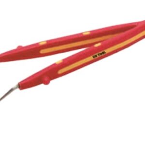 UST-V112B, VDE 1000V Insulated Curved Tip Tweezer