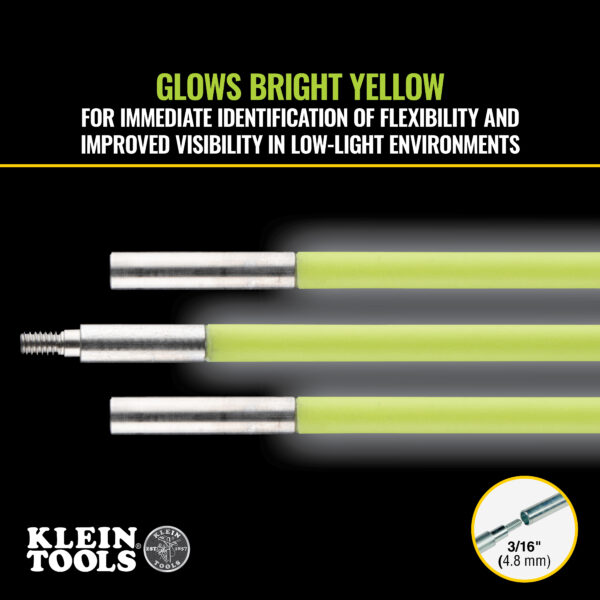 Klein Tool 50152 Mid Flex Glow Rod, 15-Foot - Image 6