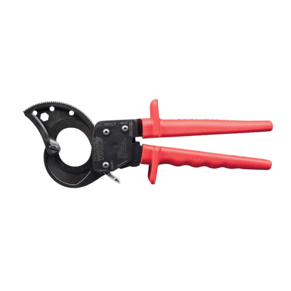 Klein Tools 63060 Cable Cutters, Ratcheting Heavy Duty Cutters for Up to 750 MCM