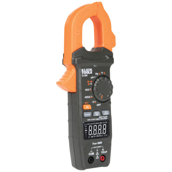Klein Tool CL390 AC/DC Digital Clamp Meter, Auto-Ranging - Image 3