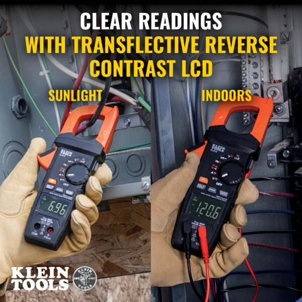 Klein Tool CL810 Auto-Ranging Digital Pro Clamp Meter with Worklight - Image 4