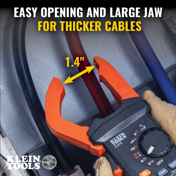 Klein Tool CL810 Auto-Ranging Digital Pro Clamp Meter with Worklight - Image 5