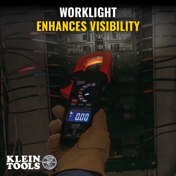 Klein Tool CL810 Auto-Ranging Digital Pro Clamp Meter with Worklight - Image 6