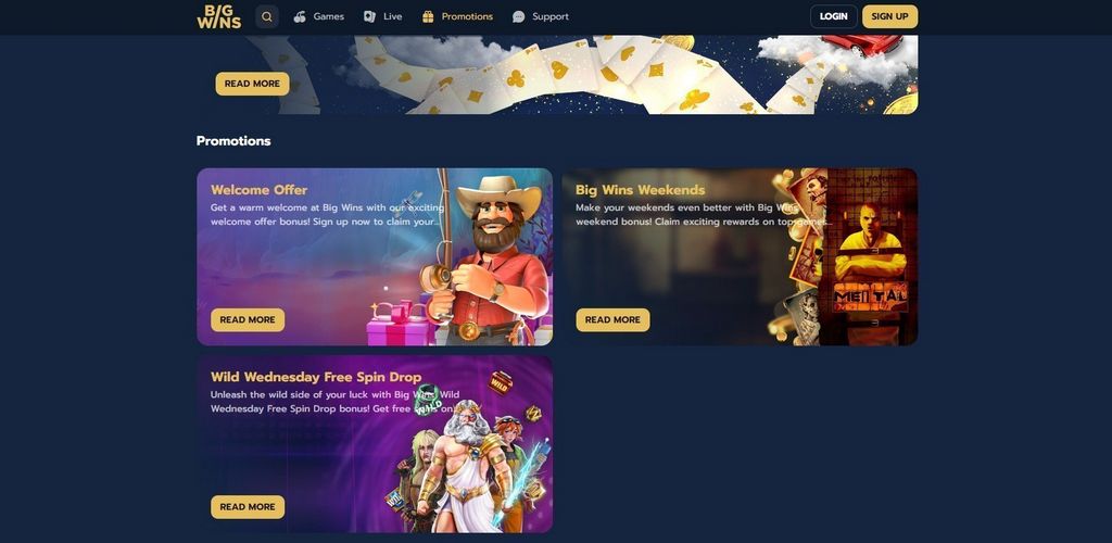 BigWins Casino Site Incentive Codes & Promotions