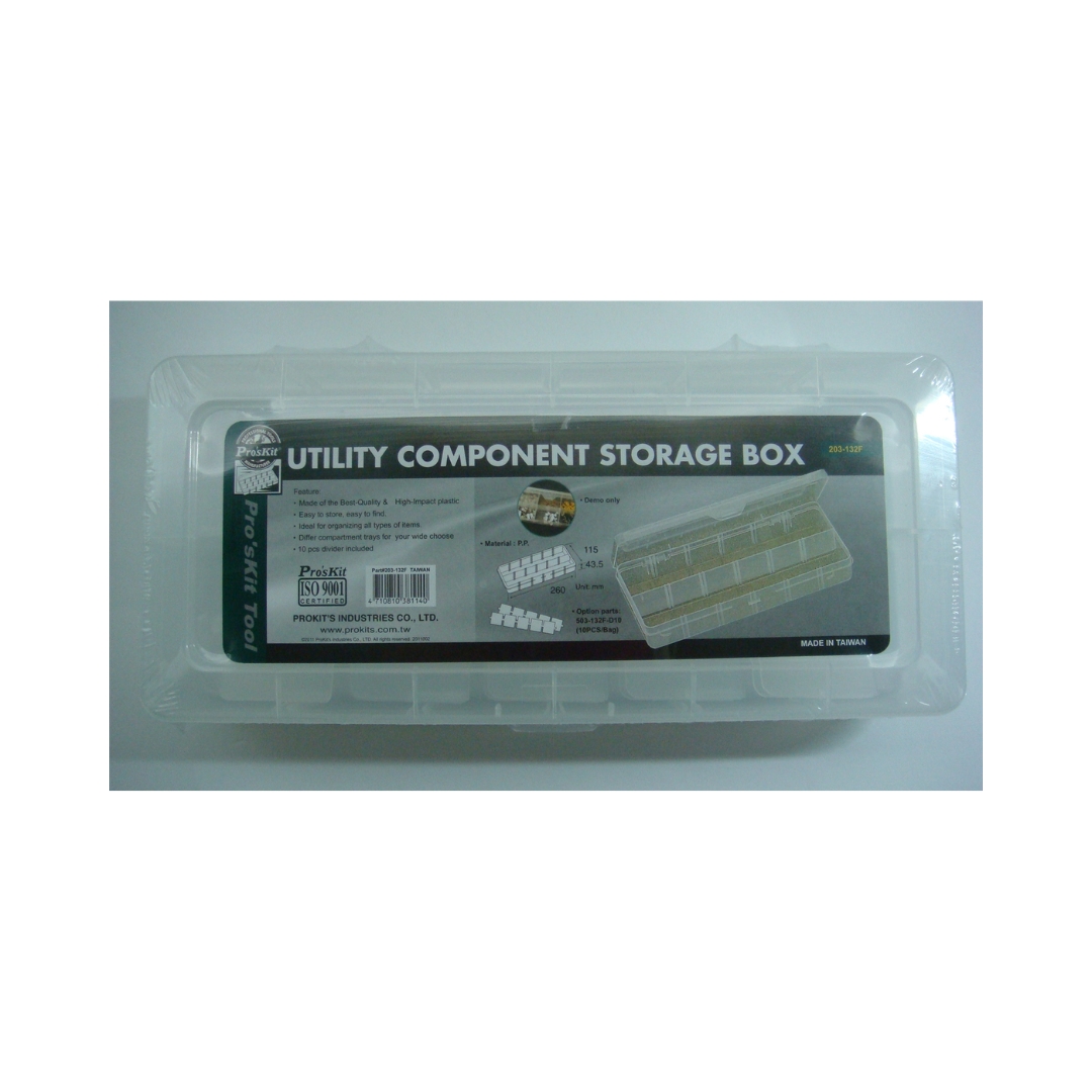 Proskit 203-132F Utility Component Storage Box - Image 3