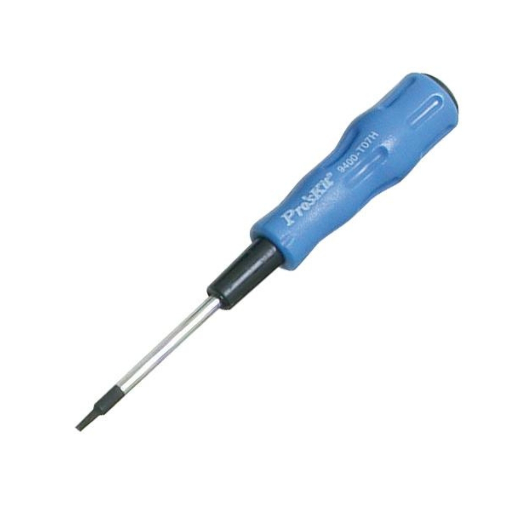 Proskit 89400-T07H Star Screwdriver W/Temper Proof Hole T07H