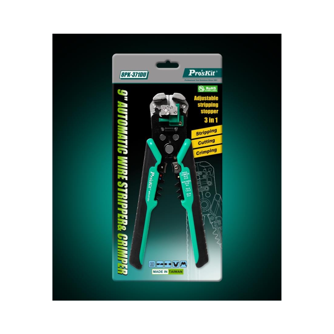 Proskit 8PK-371DU 9" Automatic Wire Stripper& Crimper - Image 4