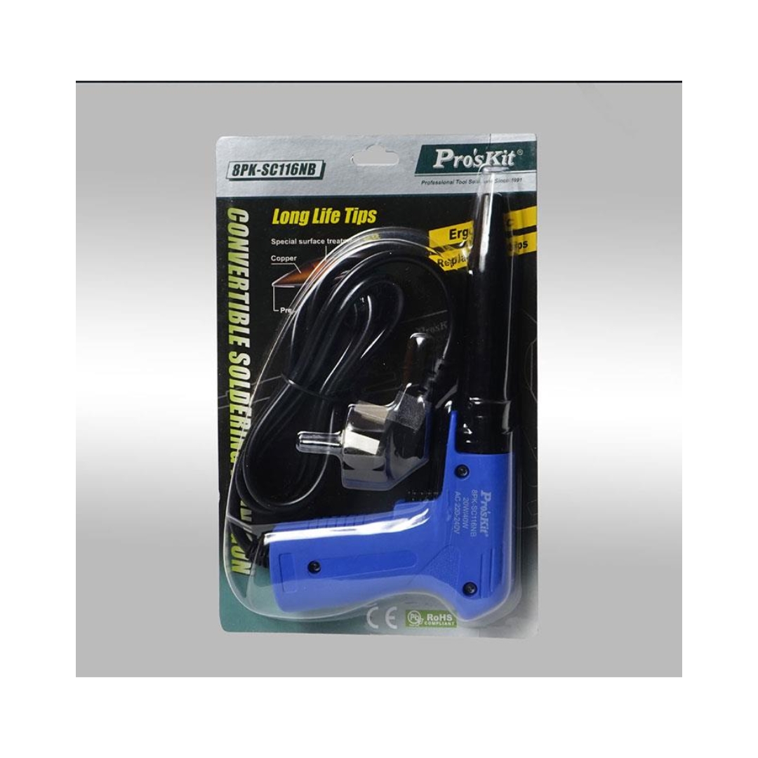 Proskit 8PK-SC116NB Convertible Soldering Iron/Gun, 220V - Image 2