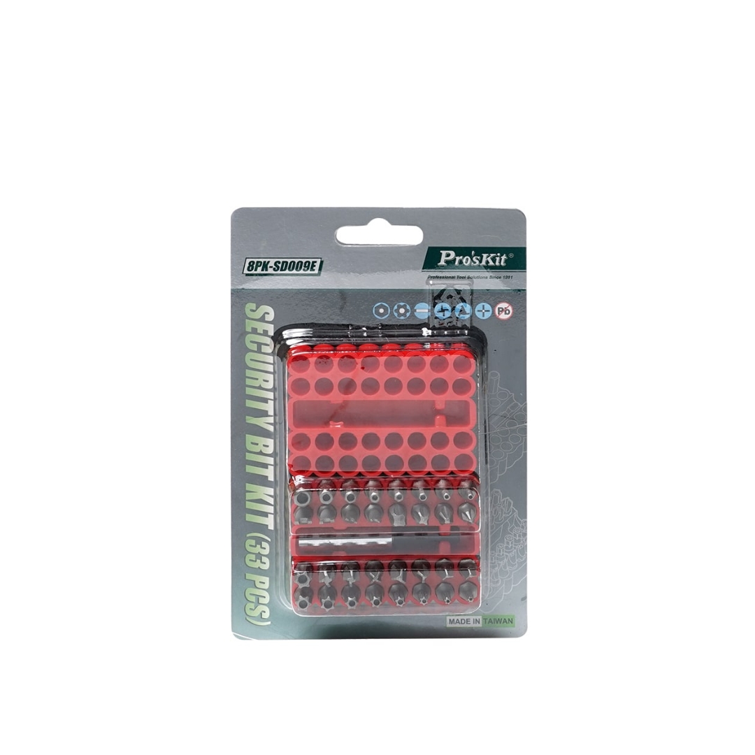 Proskit 8PK-SD009E 33Pcs Security Bit Kit(Material: SAE 6150) - Image 3