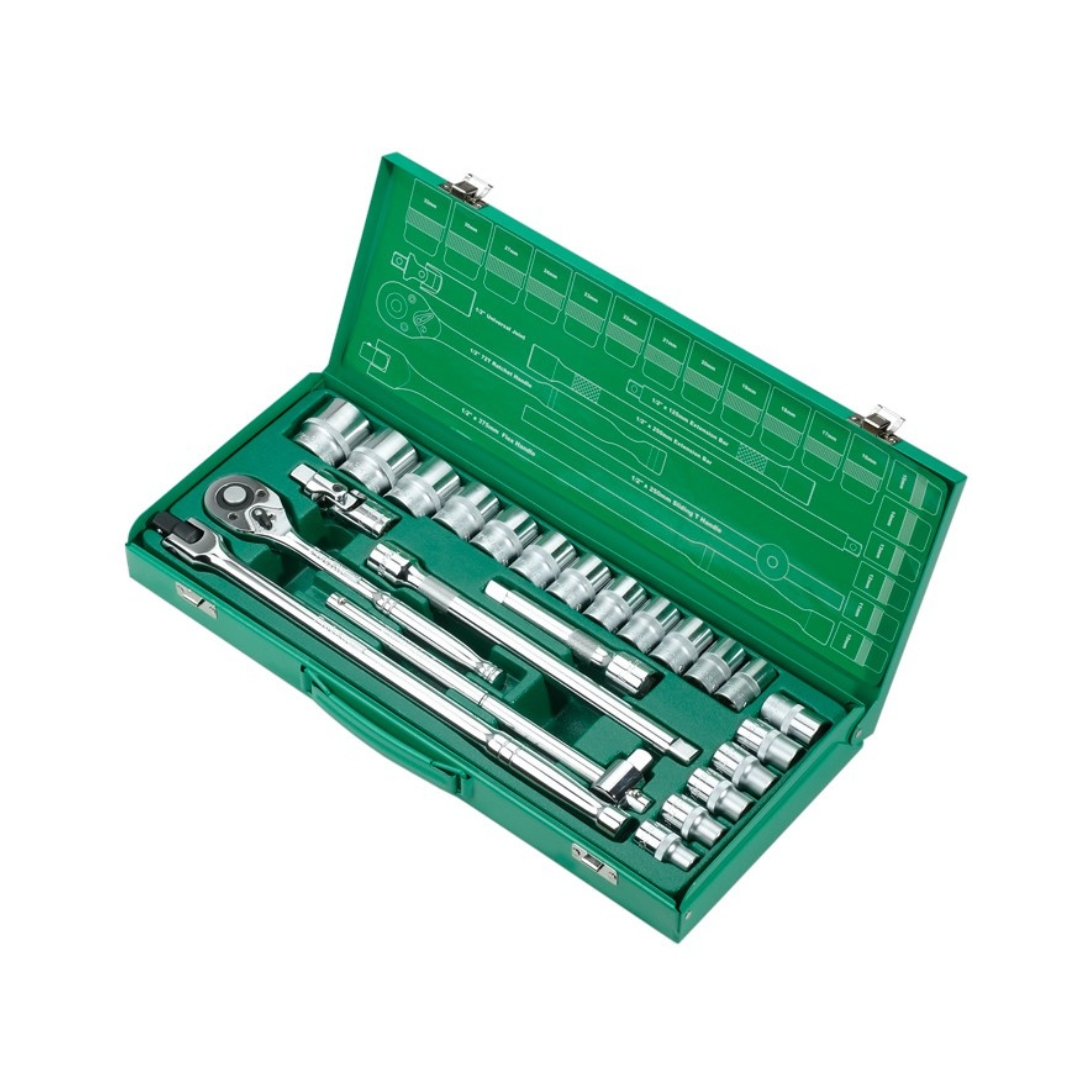 Proskit HW-42401M 24Pcs 12.7mm Driver Socket Tool Set - Image 2