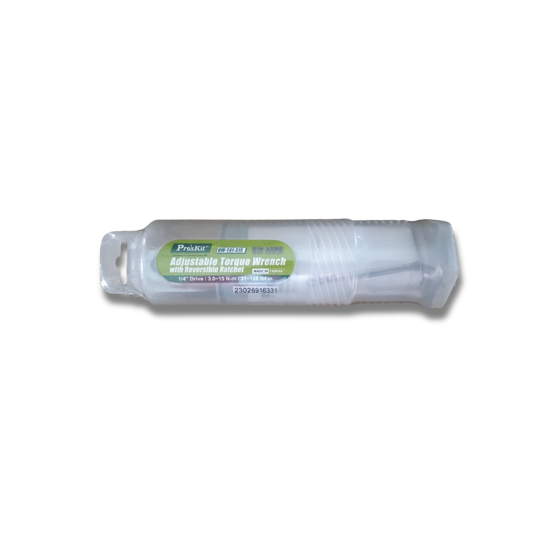 Proskit HW-T41-315 1/4”Dr. Adjustable TorqueWrench with Reversible Ratchet - Image 2