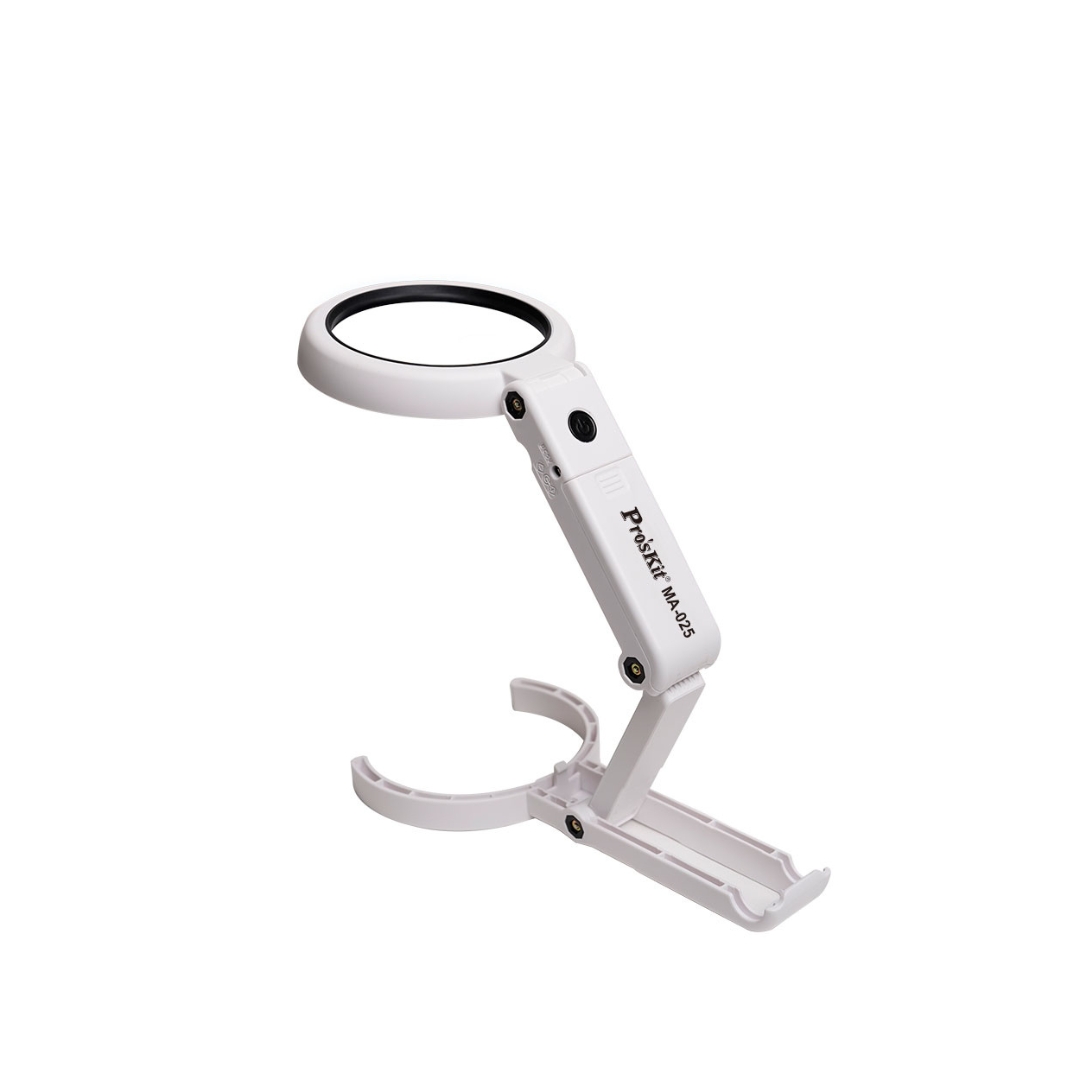 Proskit MA-025 Folding & Handheld USB LED Magnifier - Image 3
