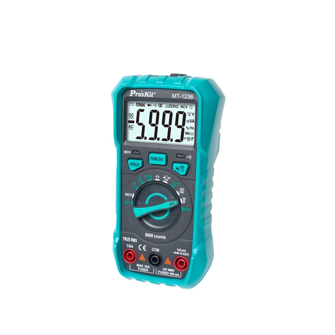 Proskit MT-1236 3-5/6 True-RMS Digital Multimeter - Image 2