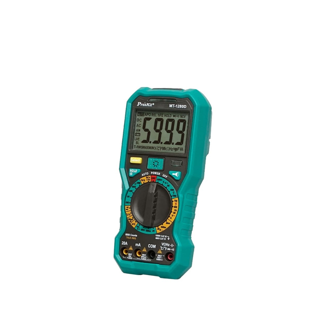 Proskit MT-1280D 3 5/6 True-RMS Digital Multimeter - Image 2