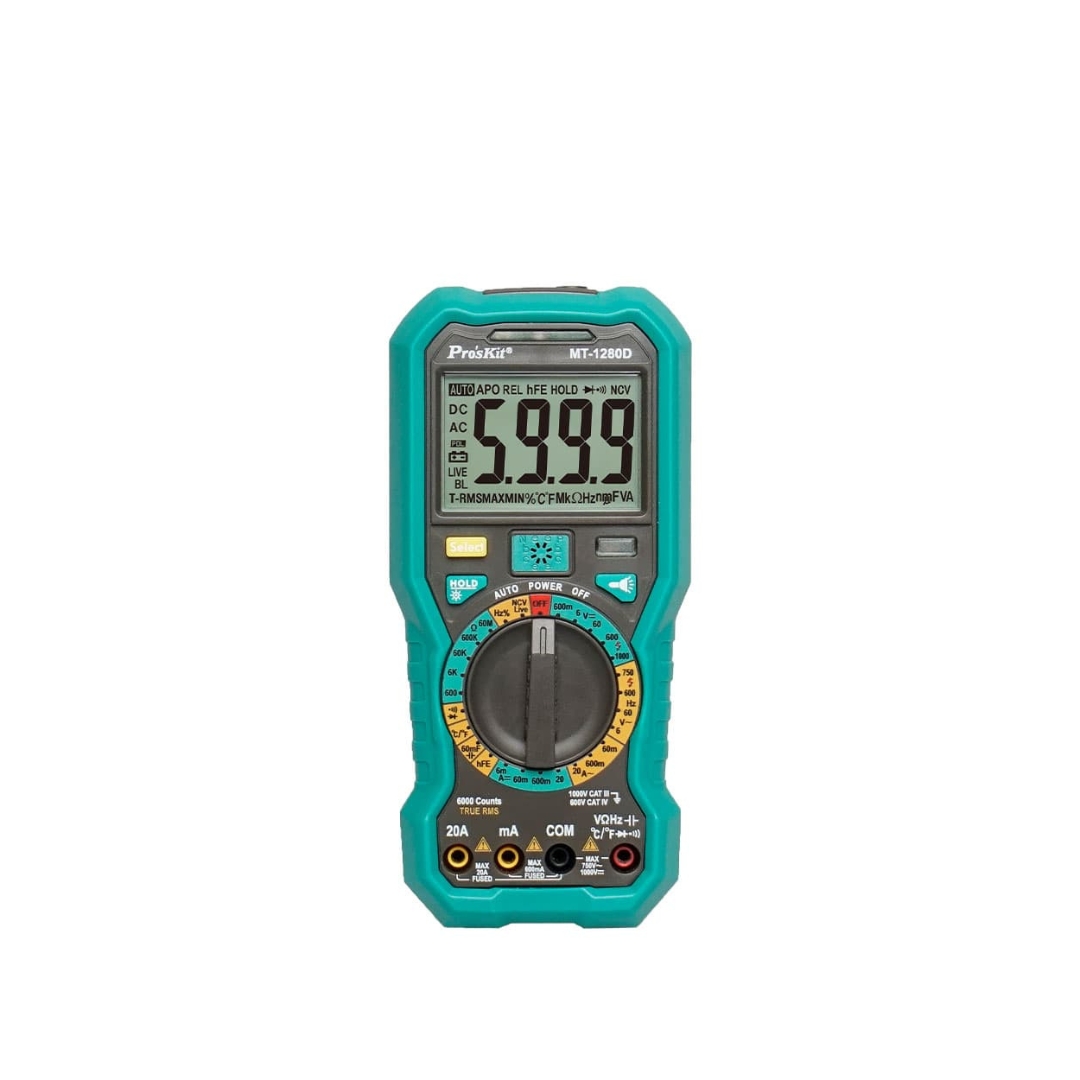 Proskit MT-1280D 3 5/6 True-RMS Digital Multimeter
