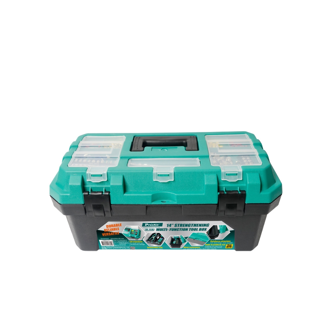Proskit SB-1918 Strengthening Multi-Function Tool Box With Removable Tote Tray
