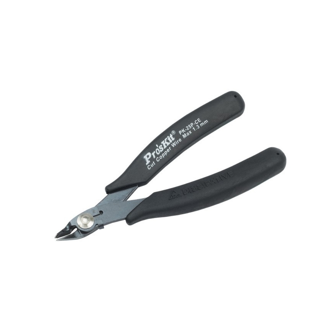 Proskit 1PK-25P-CE Micro Cutting Plier W/Safety Clip & Conductive Handle(130mm) - Image 2