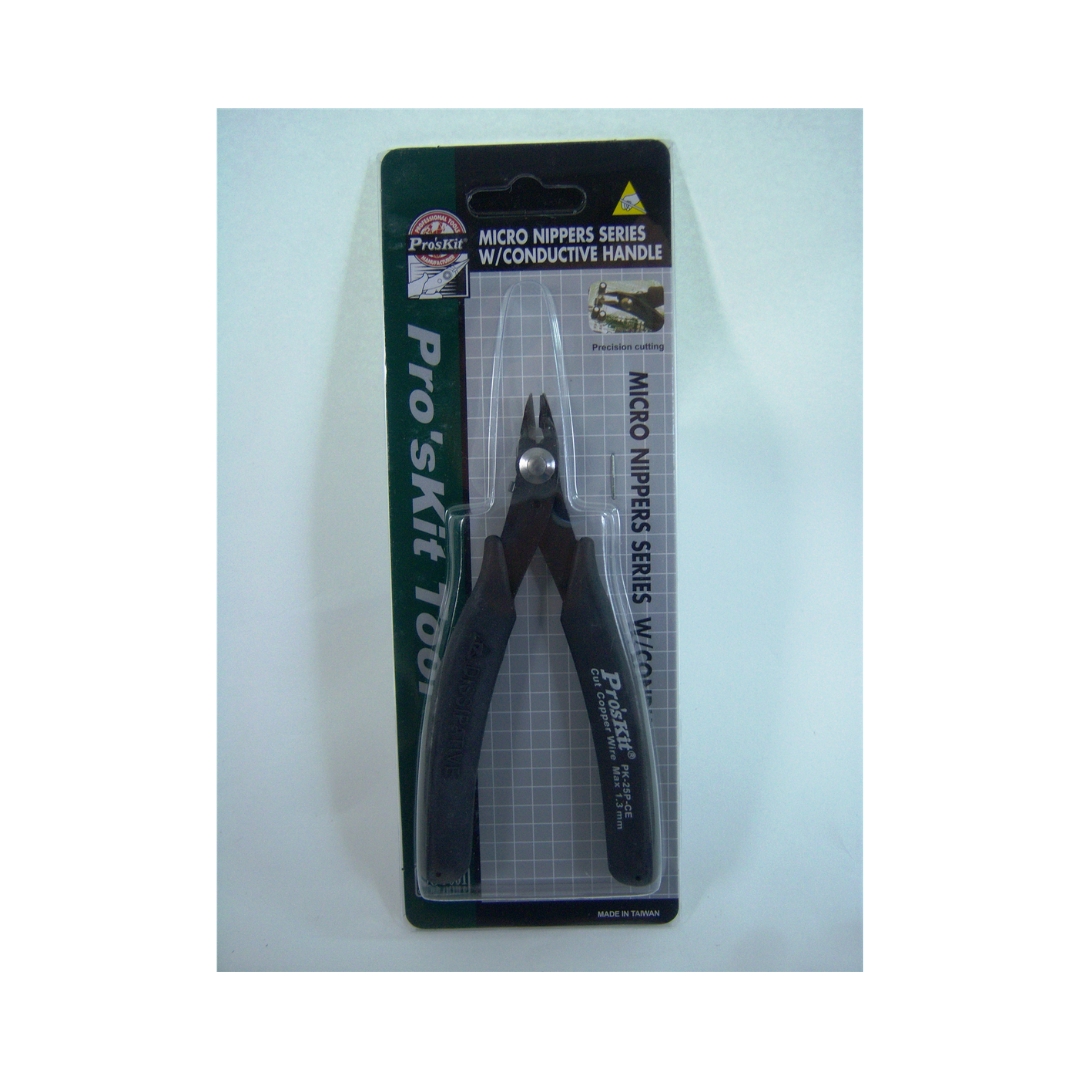 Proskit 1PK-25P-CE Micro Cutting Plier W/Safety Clip & Conductive Handle(130mm) - Image 3
