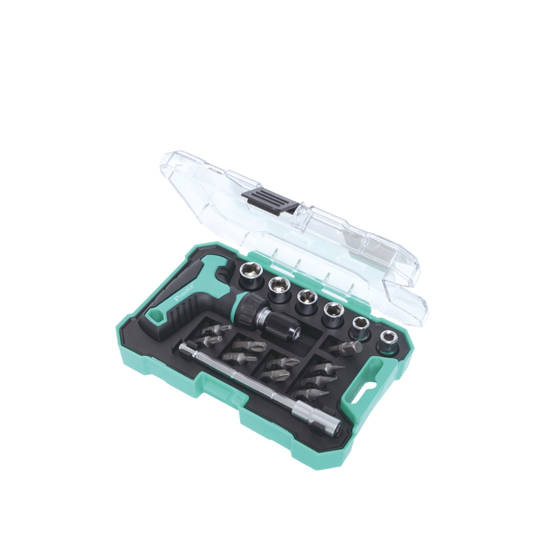 Proskit SD-2320M 18 in 1 Mini T-handle RatchetSet - Image 3