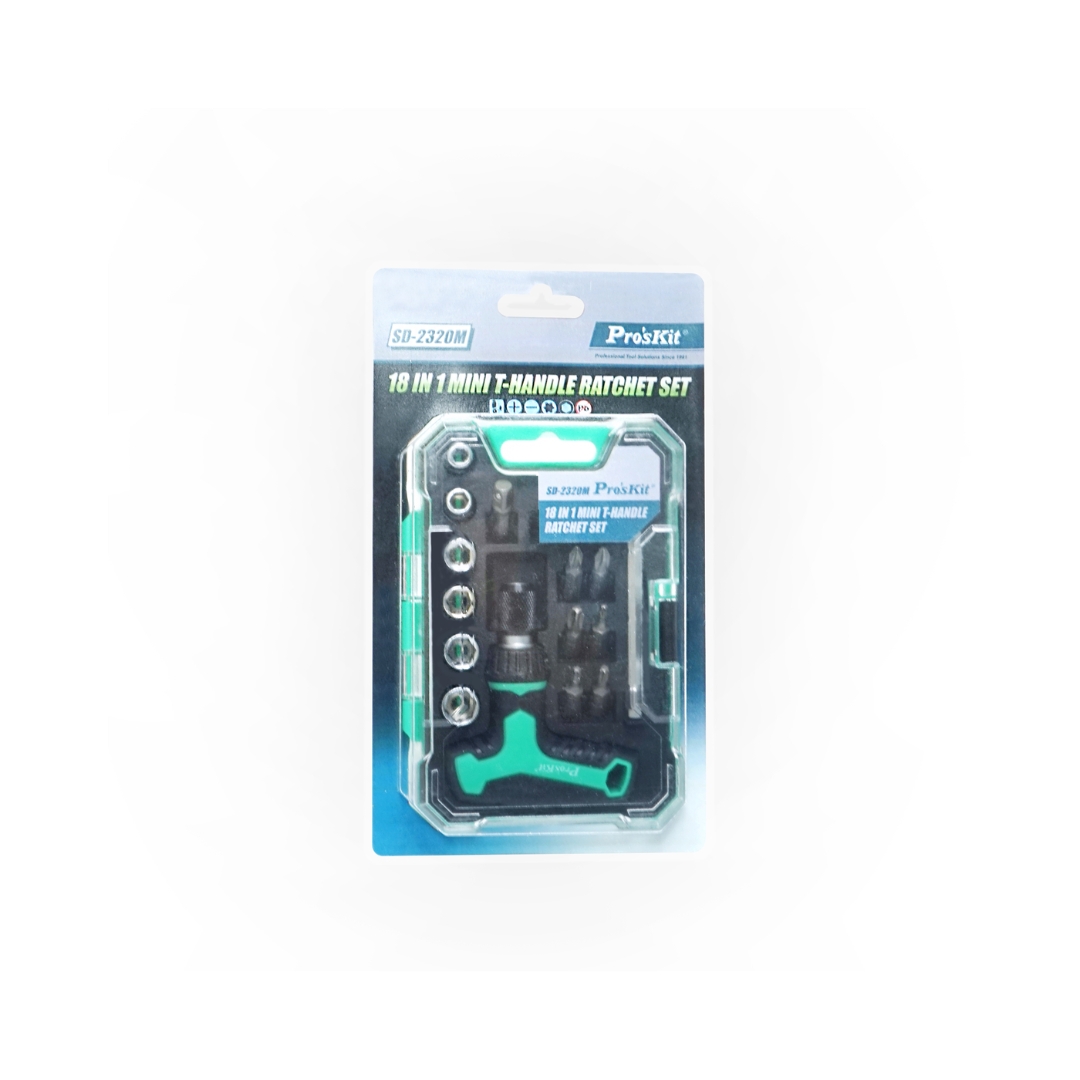 Proskit SD-2320M 18 in 1 Mini T-handle RatchetSet - Image 4